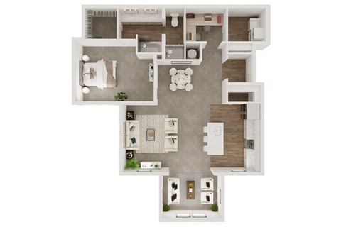A2SR: One Bedroom / One Bathroom